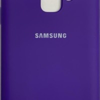Накладка для Samsung Galaxy S9 Silicone cover фиолетовая