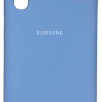 Накладка для Samsung Galaxy A70 Silicone cover голубая