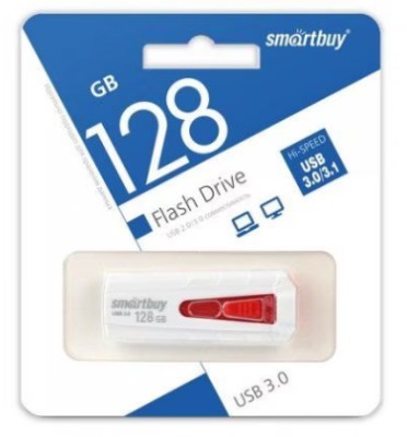 3.0 USB флеш накопитель Smartbuy 128GB IRON White/Red (SB128GBIR-W3) 3.0 USB флеш накопитель Smartbuy 128GB IRON White/Red (SB128GBIR-W3)