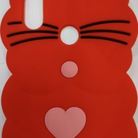 Накладка для Xiaomi Redmi Note 5 Pro силикон с ушами разноцветный