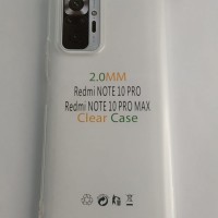 Чехол-накладка силикон 2.0мм Xiaomi Redmi Note 10 Pro/10 Pro Max прозрачный