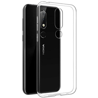 Чехол-накладка силикон 0.5мм Nokia X6 прозрачный Чехол-накладка силикон 0.5мм Nokia X6 прозрачный