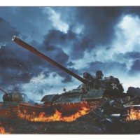 Коврик для мышки Perfeo Tanks (18x22)