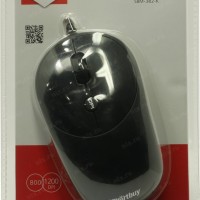 Мышь проводная Smartbuy ONE 382 USB/DPI 800-1200/4 кнопки/1.5м (SBM-382-K) черная