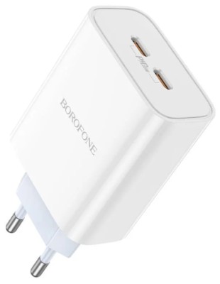 Сетевое зар. устр. Borofone BA73A 2C 35W белое Сетевое зар. устр. Borofone BA73A 2C 35W белое