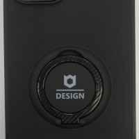 Чехол-накладка для Samsung Galaxy A03 силикон iface с держателем чёрный