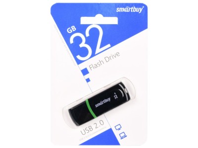 USB флеш накопитель Smartbuy 32GB Paean Black (SB32GBPN-K) USB флеш накопитель Smartbuy 32GB Paean Black (SB32GBPN-K)