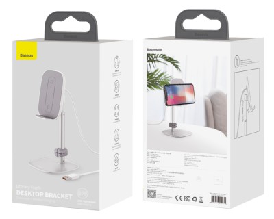 Беспроводное зарядное устройство Baseus Literary Youth Desktop 15W SUWY-D0S серебристое Беспроводное зарядное устройство Baseus Literary Youth Desktop 15W SUWY-D0S серебристое