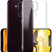 Чехол-накладка силикон 0.5мм Nokia X7 прозрачный
