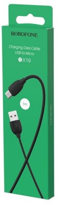 Usb Кабель-зарядка Micro Borofone BX19 Benefit 1.3A 1м силиконовый черный Usb Кабель-зарядка Micro Borofone BX19 Benefit 1.3A 1м силиконовый черный