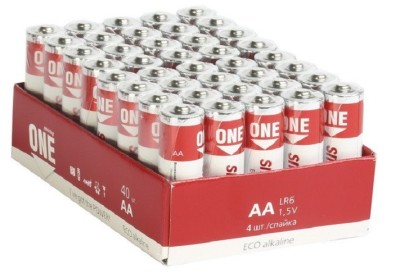 Батарейка алкалиновая Smartbuy ONE LR6/40 bulk (40/720) SOBA-2A40S-Eco Батарейка алкалиновая Smartbuy ONE LR6/40 bulk (40/720) SOBA-2A40S-Eco