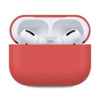 Силиконовый чехол для AirPods Pro красное вино