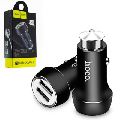 Автомобильное заряд. устр. Hoco Z7 2USB 2.4А черное Автомобильное заряд. устр. Hoco Z7 2USB 2.4А черное