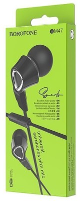 Наушники с микрофоном Borofone BM47 Dream 1.2м черные Наушники с микрофоном Borofone BM47 Dream 1.2м черные