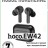 Беспроводные наушники с шумоподавлением - TWS Hoco EW BT5.3 - 7ч - черные