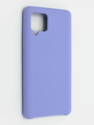 Накладка для Samsung Galaxy A42 Silicone cover без логотипа сиреневая Накладка для Samsung Galaxy A42 Silicone cover без логотипа сиреневая