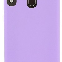 Накладка для Samsung Galaxy A30 Silicone cover сиреневая