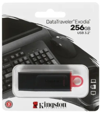 3.0/3.2 USB флеш накопитель Kingston DataTraveler Exodia 256GB (DTX/256GB) черный 3.0/3.2 USB флеш накопитель Kingston DataTraveler Exodia 256GB (DTX/256GB) черный