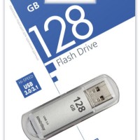 3.0 USB флеш накопитель Smartbuy 128GB V-Cut Silver (SB128GBVC-S3)