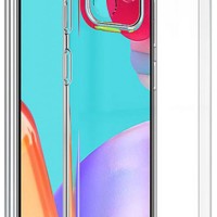 Чехол-накладка силикон 1.0мм Samsung Galaxy A72 прозрачный