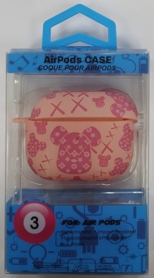 Силиконовый светящийся в темноте чехол для AirPods 3 Luxo Kaws рисунок №2 Силиконовый светящийся в темноте чехол для AirPods 3 Luxo Kaws рисунок №2
