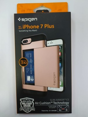 Чехол Spigen для i-Phone 8/7 Plus Slim Armor CS, розовое золото (043CS20527) Чехол Spigen для i-Phone 8/7 Plus Slim Armor CS, розовое золото (043CS20527)