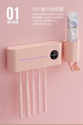 Ультрафиолетовый стерилизатор-держатель зубных щеток Xiaomi Sothing M01 розовый Ультрафиолетовый стерилизатор-держатель зубных щеток Xiaomi Sothing M01 розовый