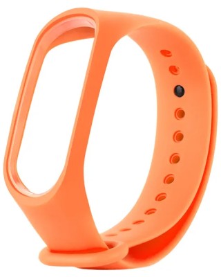 Ремешок для Xiaomi Mi Band 3/4 силиконовый светло-оранжевый Ремешок для Xiaomi Mi Band 3/4 силиконовый светло-оранжевый