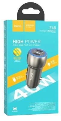 Автомобильное заряд. устр. Hoco Z48 2USB 40W QC3.0 серое Автомобильное заряд. устр. Hoco Z48 2USB 40W QC3.0 серое