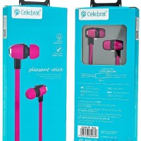 Наушники с микрофоном Celebrat G9 1.2м розовые