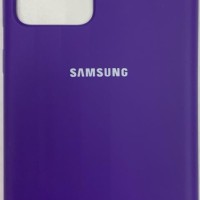 Накладка для Samsung Galaxy Note 20 Ultra Silicone cover фиолетовая