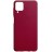 Накладка для Samsung Galaxy A42 Silicone cover без логотипа бордовая