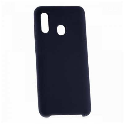 Накладка для Samsung Galaxy A30 Silicone cover темно-синяя Накладка для Samsung Galaxy A30 Silicone cover темно-синяя