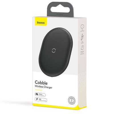 Baseus Cobble wireless charger 15W （WXYS-01) Black Baseus Cobble wireless charger 15W （WXYS-01) Black