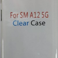 Чехол-накладка силикон 1.0мм Samsung Galaxy A12 прозрачный