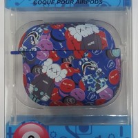 Силиконовый светящийся в темноте чехол для AirPods 3 Luxo Kaws рисунок №3