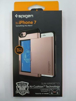 Чехол Spigen для i-Phone 8/7 Slim Armor CS, розовое золото (042CS20454) Чехол Spigen для i-Phone 8/7 Slim Armor CS, розовое золото (042CS20454)