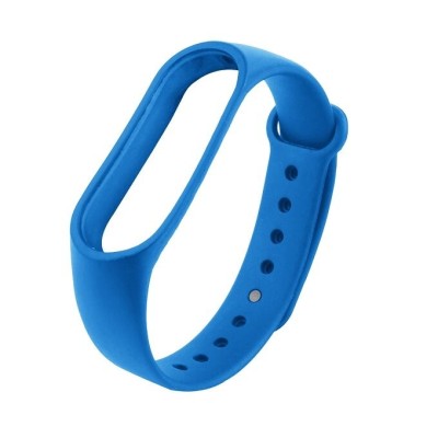 Ремешок для Xiaomi Mi Band 3/4 силиконовый ярко-синий Ремешок для Xiaomi Mi Band 3/4 силиконовый ярко-синий