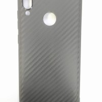 Накладка для Huawei Honor 8C силикон карбон
