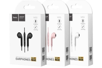 Наушники с микрофоном Borofone M55 черные Наушники с микрофоном Borofone M55 черные
