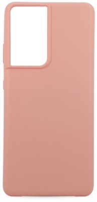 Накладка для Samsung Galaxy S21 Ultra Silicone cover без логотипа пудро Накладка для Samsung Galaxy S21 Ultra Silicone cover без логотипа пудро