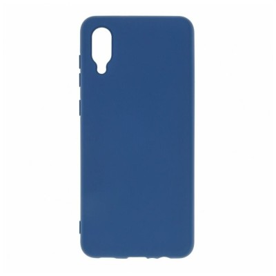 Накладка для Samsung Galaxy A02 Silicone cover без логотипа синяя Накладка для Samsung Galaxy A02 Silicone cover без логотипа синяя