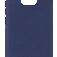 Накладка для Huawei Mate 20 Pro Silicone cover бледно-синяя