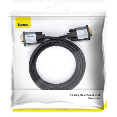 Кабель Baseus Horizontal VGA на VGA 2м (CAKSX-U0G) Кабель Baseus Horizontal VGA на VGA 2м (CAKSX-U0G)