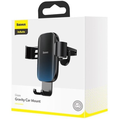 Держатель в автомобиль в воздуховод Baseus Glaze Gravity Car Mount SUYL-LG01 черный Держатель в автомобиль в воздуховод Baseus Glaze Gravity Car Mount SUYL-LG01 черный