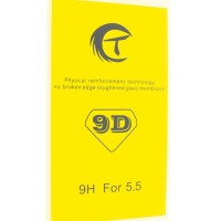 Защитное стекло для i-Phone 6 Plus/6s Plus 9D белое