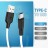 Usb Кабель-зарядка Type-C Hoco X21 Silicone 2.4A 1м мягкий силиконовый белый