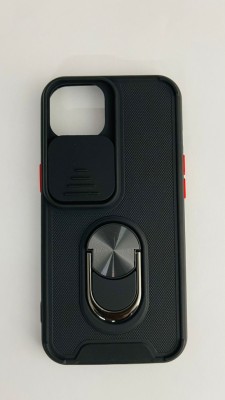 Накладка для i-Phone 13 6.1&quot; силикон с кольцом и шторкой для камеры Накладка для i-Phone 13 6.1" силикон с кольцом и шторкой для камеры