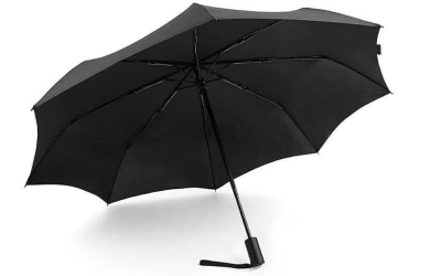 Зонт NINETYGO Automatic Reverse Lighting Umbrella с фонариком черный Зонт NINETYGO Automatic Reverse Lighting Umbrella с фонариком черный