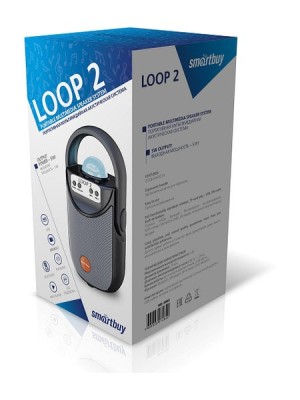 Bluetooth колонка Smartbuy Loop 2 BT5.0/600mAh/4ч/5Вт/FM/USB черная (SBS-5060) Bluetooth колонка Smartbuy Loop 2 BT5.0/600mAh/4ч/5Вт/FM/USB черная (SBS-5060)